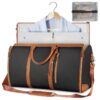 Large Capacity Travel Duffle Bag Women's Handbag Folding Suit Bag Waterproof Clothes Totes – Image 7