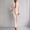 Casual Suits Fashion Long Sleeve Single-breasted Jacket Top And Slim Fit Trousers Women's Business Suits – Image 5