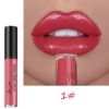 Nude Shiny Liquid Lip Glaze Matte Glitter Shimmer Moisturizing Lip Gloss Long-lasting Lipstick – Image 7