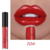 Nude Shiny Liquid Lip Glaze Matte Glitter Shimmer Moisturizing Lip Gloss Long-lasting Lipstick – Image 12