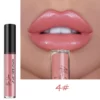 Nude Shiny Liquid Lip Glaze Matte Glitter Shimmer Moisturizing Lip Gloss Long-lasting Lipstick – Image 13