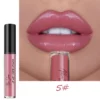 Nude Shiny Liquid Lip Glaze Matte Glitter Shimmer Moisturizing Lip Gloss Long-lasting Lipstick – Image 15