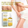 Pure Collagen Skin Lifting Body Oil, Firming Anti-orange Peel Body Shaping Lifting Buttock Beauty Skin Oil – Image 2