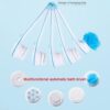 5 In 1 Electric Bath Shower Brush Exfoliation Spin Spa Massage Body Clean Brush Electric Massage Multi-Function Bath Brush Tool – Image 2