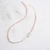 GMN52 RINNTIN 925 Sterling Silver Shell Pearl Opal Beads Necklace Chain 14K Gold Plated Jewelry – Image 5
