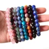 Natural Crystal Gemstone Quartz Jade Bracelet Beads Customized Size for Decoration Gift – Image 5