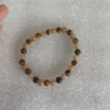 6mm Charms Jewelry Natural Round Beads Feng Shui Gold Tigers Eye with Sunstone Crystal Elastic Bracelet for Gift – Image 2