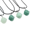 Wholesale Charm Natural Crystal Necklaces 20MM Planet Quartz Gemstone Mini Dangle Creative UFO Necklace – Image 5