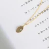Women Accessories Minimalist 925 Silver Natural Gem Stone African Labradorite Necklaces NI103 – Image 2
