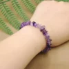 Natural 7 Chakra Crystal Stone Bracelets for Men Women  Stainless Steel Chains Amethyst Jade Turquoise Chipped Gemstone Bracelet – Image 5