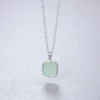 Natural Labradorite /moonstone Necklace 925 Sterling Silver Jewelry 18K Gold Plated Moonstone Jewelry – Image 4
