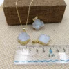 Wholesale High Quality Trendy Natural Druzy Opal Heart Necklace Romantic 18 Inch Chain Fine White Drusy Crystal Love Necklaces – Image 5