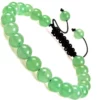 Natural Stone Healing Crystal Beads  Adjustable Macrame Beaded Luxury Friendship Bracelets 8mm for Women Men Gift – Image 4