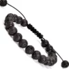 Natural Stone Healing Crystal Beads  Adjustable Macrame Beaded Luxury Friendship Bracelets 8mm for Women Men Gift – Image 3