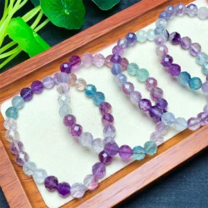 Wholesale Natural Stone Quartz Crystal Beads Bracelets 6mm 8mm 10mm Agate Beads Handmade Gemstone Bracelets for Women and Men