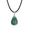 Natural Stone Crystal Pendant Agate Water Drop Necklace Explosive Creative Sweater Chain Pendant – Image 2