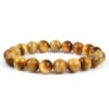 12mm Diameter Gold Precious Stones Tiger Eye Bracelet 10mm Natural Nice Golden Tiger Eye Gemstone Beads Stretch Bracelets – Image 6