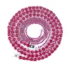 Wholesale Price Sapphire Tennis Chain S925 Silver with Red Corundum Ruby Stone Tennis Chain – Image 3