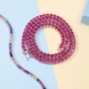 Wholesale Price Sapphire Tennis Chain S925 Silver with Red Corundum Ruby Stone Tennis Chain – Image 4