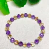 Wholesale Natural Stone Quartz Crystal Beads Bracelets 6mm 8mm 10mm Agate Beads Handmade Gemstone Bracelets for Women and Men – Image 5