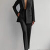 Casual Suits Fashion Long Sleeve Single-breasted Jacket Top And Slim Fit Trousers Women's Business Suits – Image 10